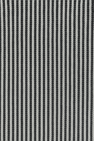 Combed Cotton Two-Tone Rib Funnel Neck Sweater-Grey mix