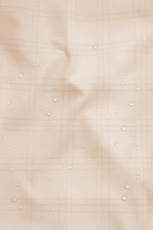 Stormie Hydrochromatic & Water Repellent Rain Jacket (plaid when wet) -Sandstone