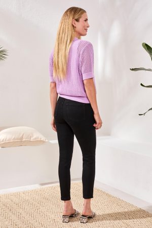 Audrey Pull-On Ankle Jegging-Black