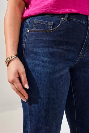 Sophia Curvy Straight Leg Jeans-Deepocean