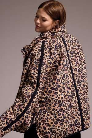 Lightweight Drop Shoulder Quilted Puffer-Biscotti