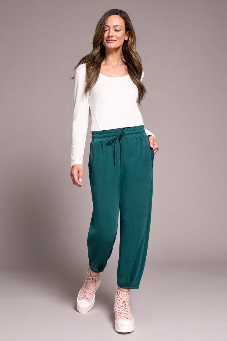 Butter Soft High Waisted Joggers-Silverpine