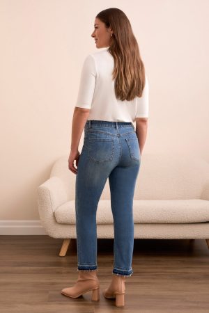 Sophia Curvy Micro Flare Jeans-Truevintage