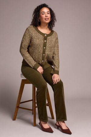 Stripe Long-Sleeve Reversible Sweater-Ivy