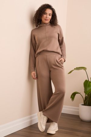 Techno Lux Wide Leg Pull-On Pants-Fossil