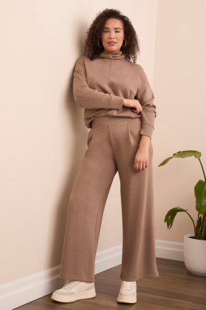 Techno Lux Wide Leg Pull-On Pants-Fossil