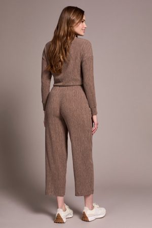 Two-Tone Crinkle Flowy Pant-Fossil