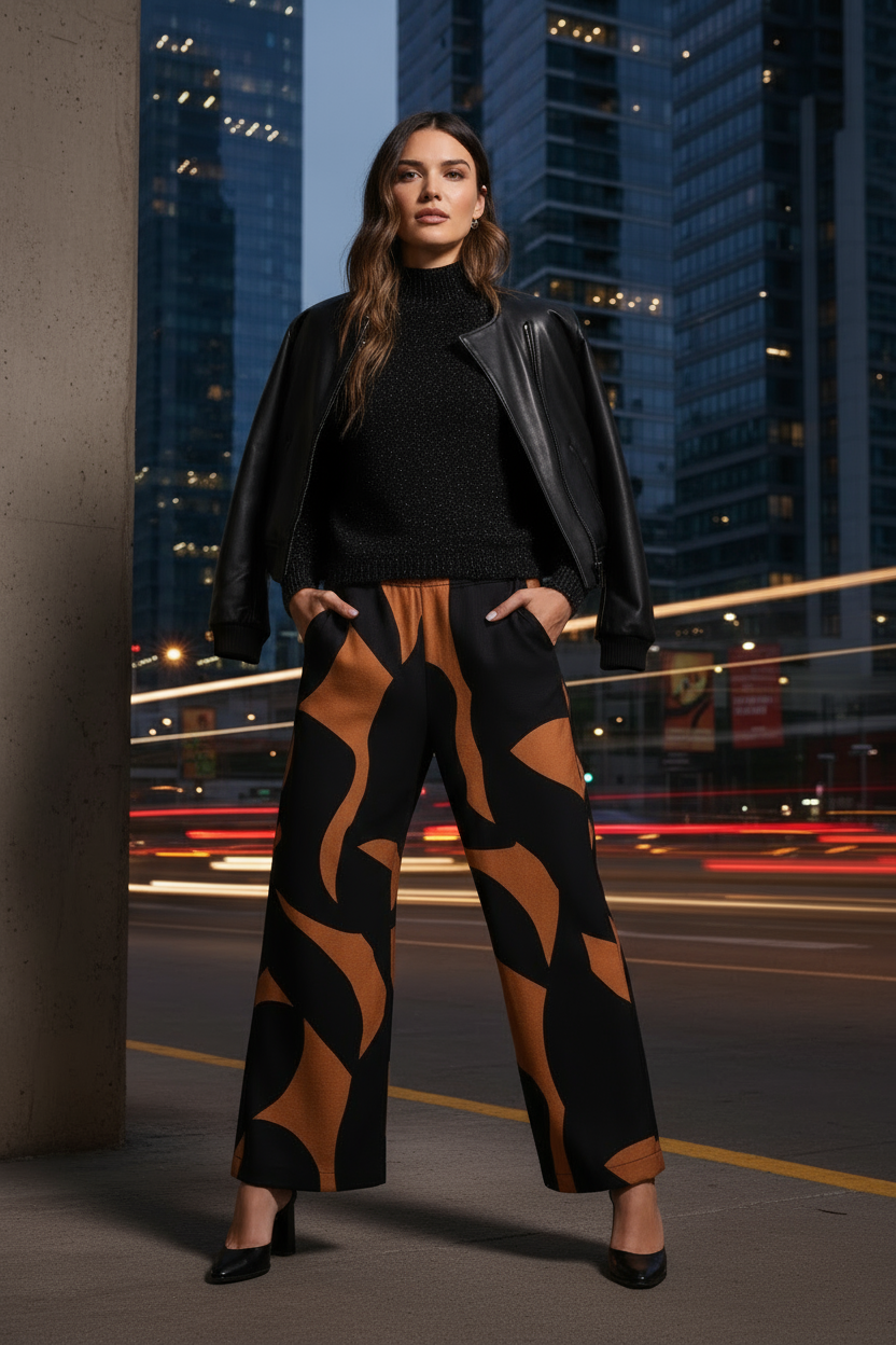 Soft Faux Leather Bomber Jacket-Black