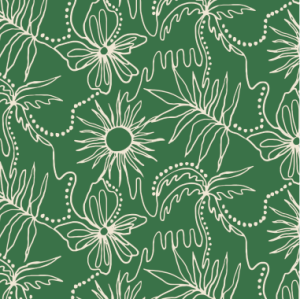 Printed Tie-Hem Button-Front Blouse-Cuzco